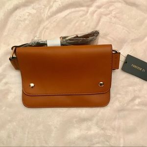NWT Faux Leather Fanny Pack